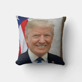 President Donald Trump 2017 Officiell Porträtt Kudde