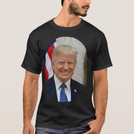 President Donald Trump 2017 Officiell Porträtt T Shirt
