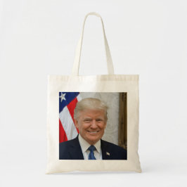 President Donald Trump 2017 Officiell Porträtt Tygkasse