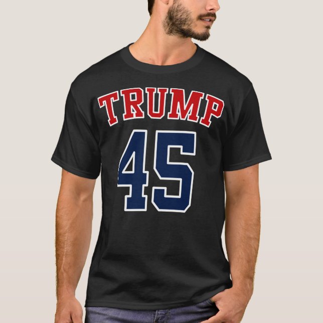 President Donald Trump 45 invigning T-shirt (Framsida)