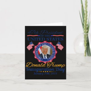 President Donald Trump 47 Invigningsdag 2025 Kort