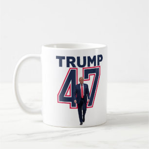 President Donald Trump 47 Trump Vinnare 2024 Trump Kaffemugg