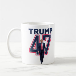President Donald Trump 47 Trump Winner 2024 Trump Kaffemugg