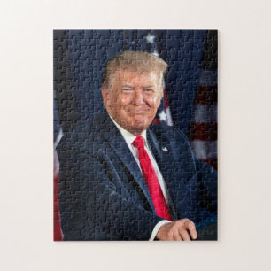 President Donald Trump 4 juli 2020 & Sig Pussel