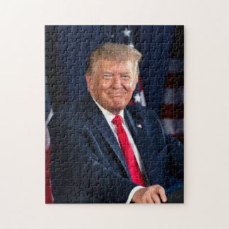 President Donald Trump 4 juli 2020 & Sig Pussel