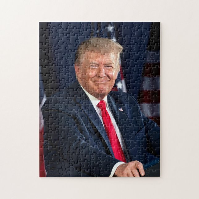 President Donald Trump 4 juli 2020 & Sig Pussel (Vertikal)