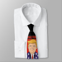 President Donald Trump. Amerikansk flagga.
