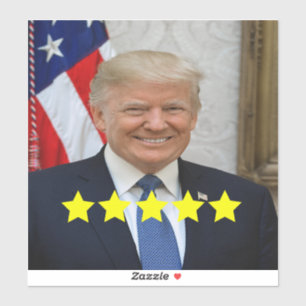 President Donald Trump Approval Rating Klistermärken