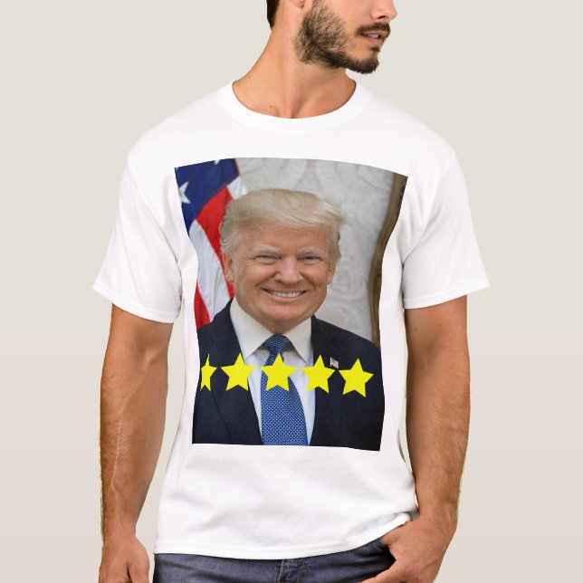 President Donald Trump Approval Rating T Shirt (Framsida)