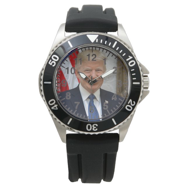 President Donald Trump Armbandsur (Framsida)