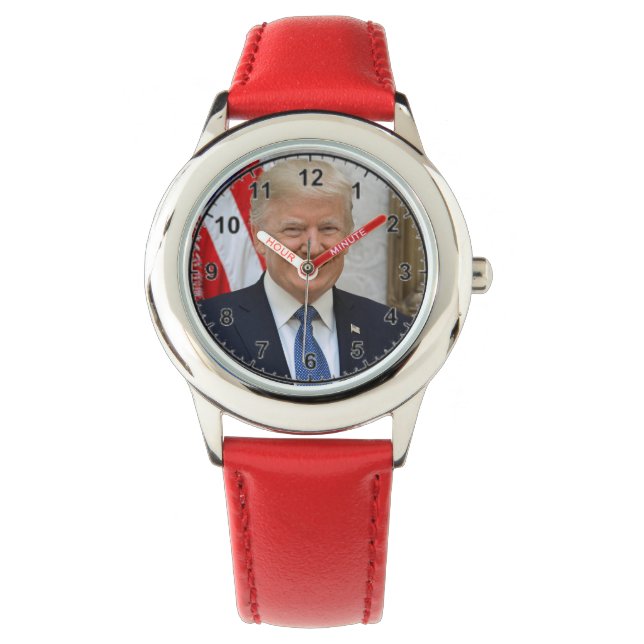 President Donald Trump Armbandsur (Framsida)