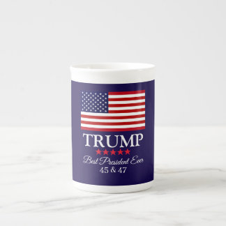 PRESIDENT DONALD TRUMP BÄSTA PRESIDENT NÅGONSIN BENPORSLIN MUGG
