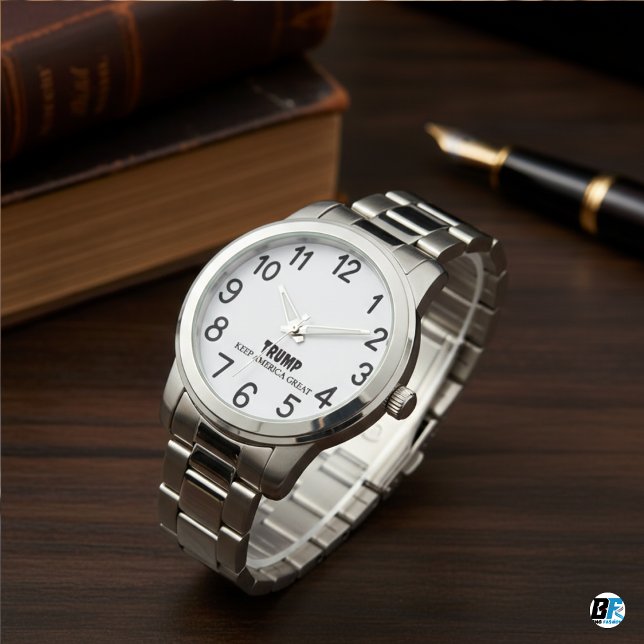 President Donald Trump Behålla America Underbar Fl Armbandsur (Skapare uppladdad)