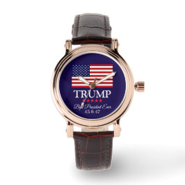 PRESIDENT DONALD TRUMP BEST PRESIDENT EVER WATCH ARMBANDSUR