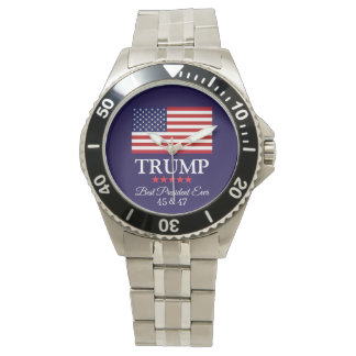 PRESIDENT DONALD TRUMP BEST PRESIDENT EVER WATCH ARMBANDSUR