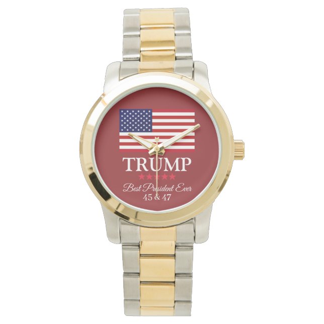 PRESIDENT DONALD TRUMP BEST PRESIDENT EVER WOMEN'S ARMBANDSUR (Framsida)