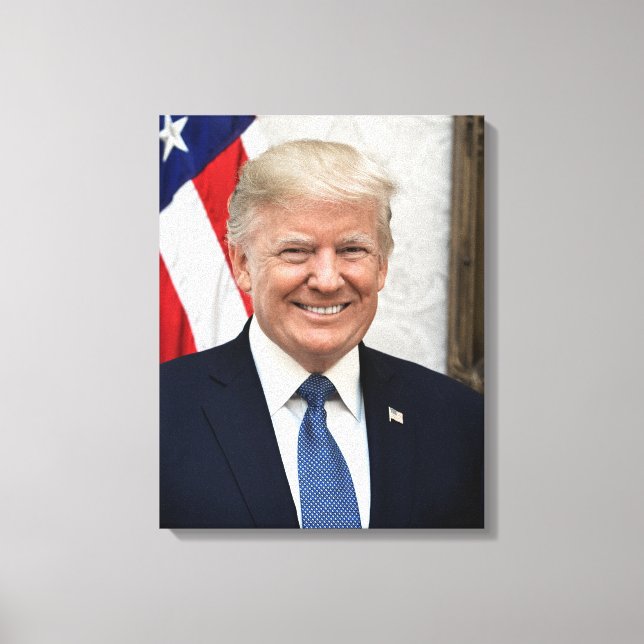 President Donald Trump Canvastryck (Framsida)