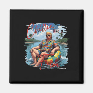 President Donald Trump Chillin som en Felon Summe Magnet