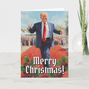 President Donald Trump Dance Finny jul 2024 Helgkort