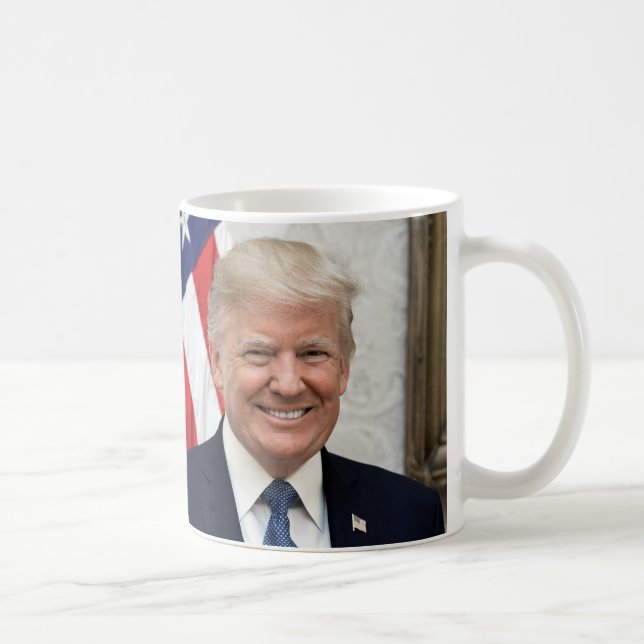 President Donald Trump & encentmynt för VP Mike Kaffemugg (Höger)