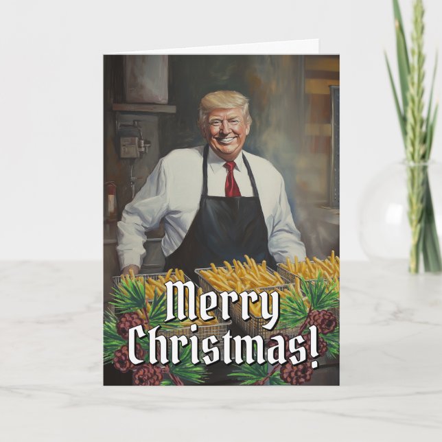 President Donald Trump Fransk jul jul 2024 Helgkort (Framsida)
