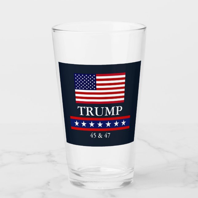 PRESIDENT DONALD TRUMP GLASSTORKARE GLASKOPP (Framsida)