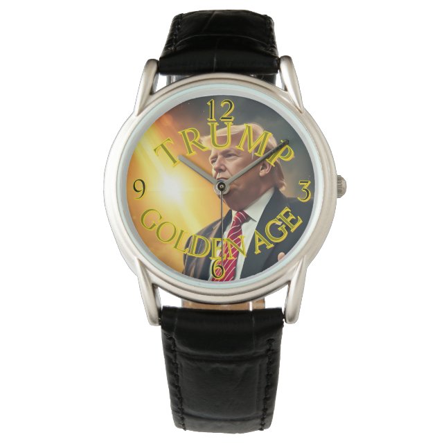PRESIDENT DONALD TRUMP GOLDEN AGE ARMBANDSUR (Framsida)