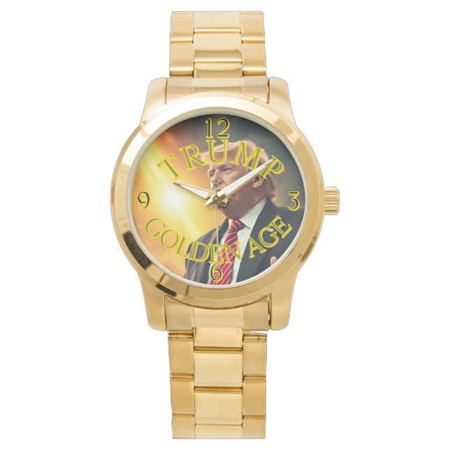 PRESIDENT DONALD TRUMP GOLDEN AGE ARMBANDSUR (Framsida)