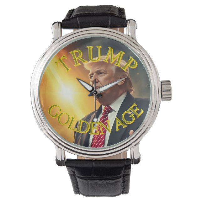 PRESIDENT DONALD TRUMP GOLDEN AGE ARMBANDSUR (Framsida)