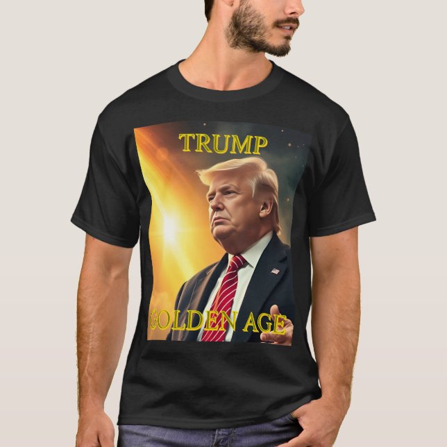 PRESIDENT DONALD TRUMP GOLDEN AGE T SHIRT (Framsida)