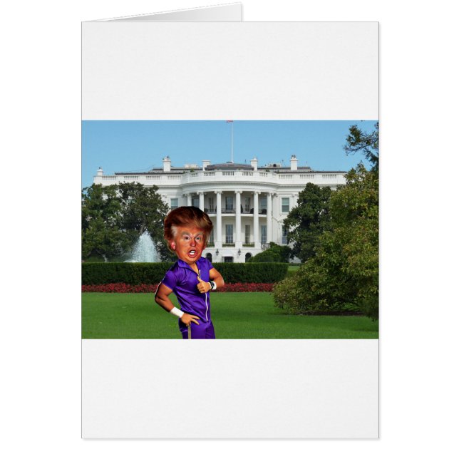 President Donald-trump Hälsningskort (Framsidan)