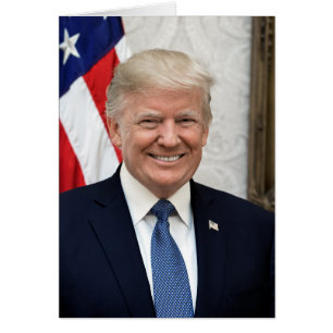 President Donald Trump Hälsningskort