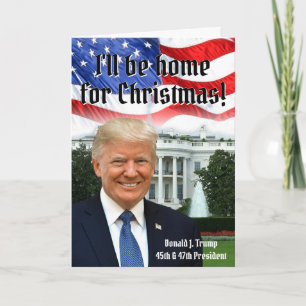 President Donald Trump Hemma till jul 2024 Helgkort