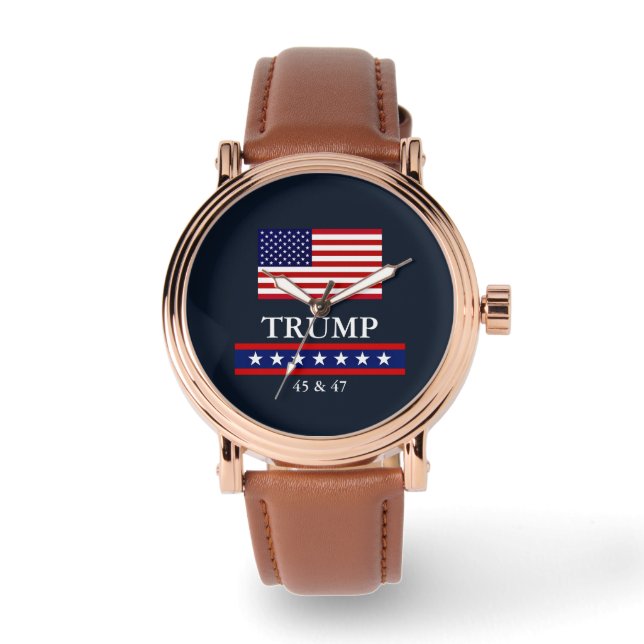 PRESIDENT DONALD TRUMP HERRURATTA ARMBANDSUR (Framsida)