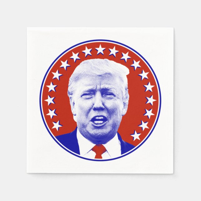 President Donald Trump in Red  Pappersservett (Framsidan)