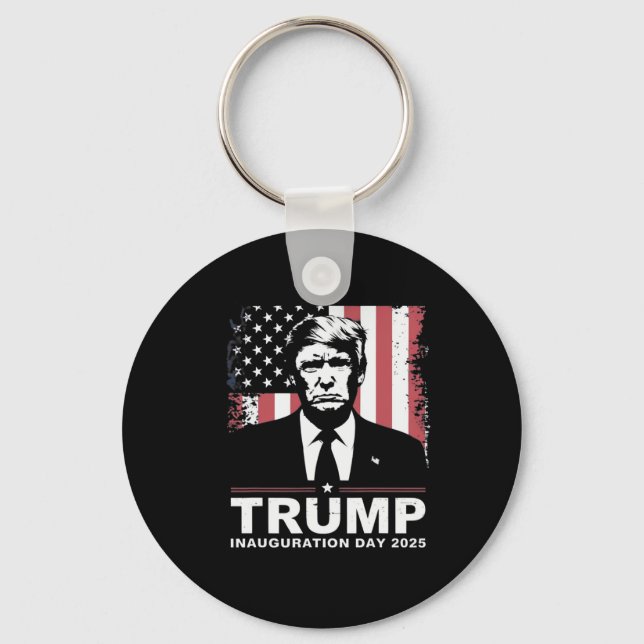 President Donald Trump Inauguration 2025 47th Pres Nyckelring (Framsida)