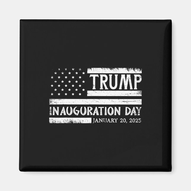President Donald Trump Inauguration Day 2025 47:e Magnet (Framsidan)