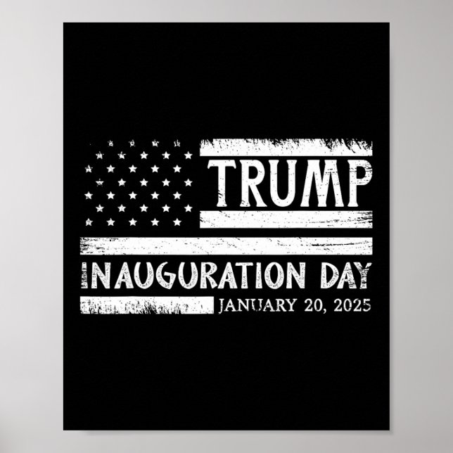 President Donald Trump Inauguration Day 2025 47:e Poster (Framsidan)
