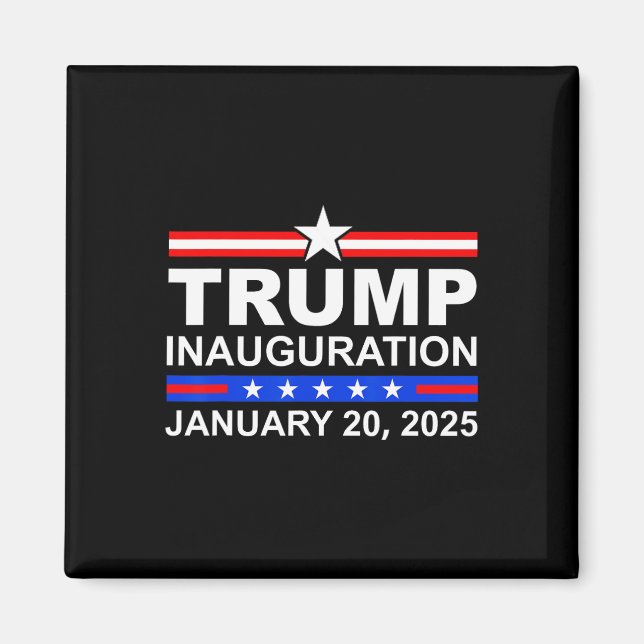 President Donald Trump Inauguration Day 2025 4 Magnet (Framsidan)