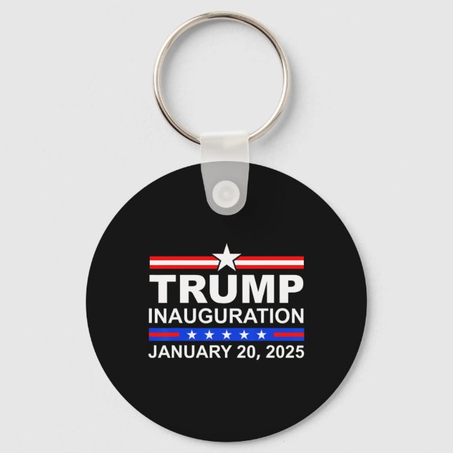 President Donald Trump Inauguration Day 2025 4 Nyckelring (Framsida)