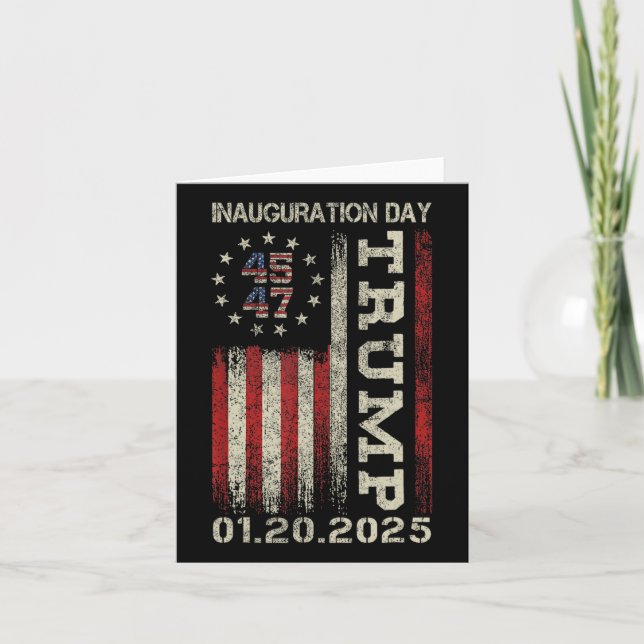 President Donald Trump Inauguration Day 2025 Ameri Kort (Framsida)