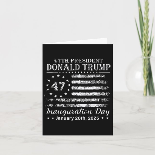 President Donald Trump Inauguration Day 2025 Ameri Kort (Framsida)