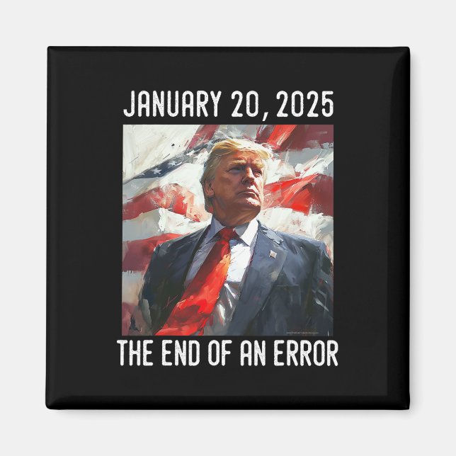 President Donald Trump Inauguration Day 2025 End O Magnet (Framsidan)