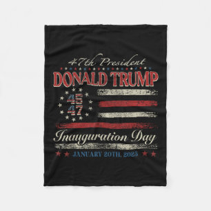 President Donald Trump Inauguration Day 2025 Fleecefilt