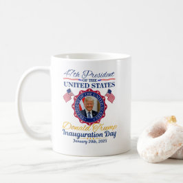 President Donald Trump Inauguration Day 2025 Kaffemugg