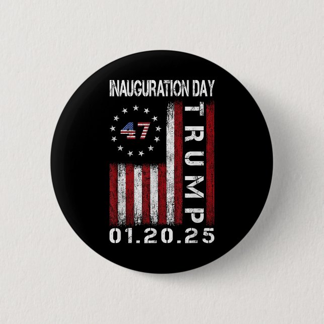 President Donald Trump Inauguration Day 2025 Knapp (Framsida)