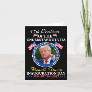 President Donald Trump Inauguration Day 2025 Memor Kort