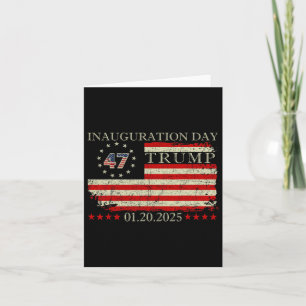 President Donald Trump Inauguration Day 2025 Memor Kort