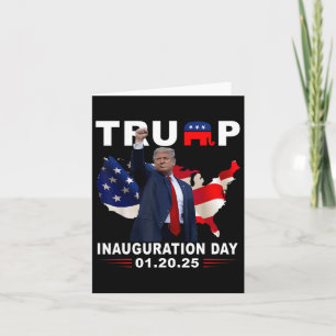 President Donald Trump Inauguration Day 2025 Memor Kort
