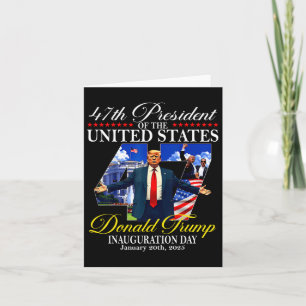 President Donald Trump Inauguration Day 2025 Memor Kort
